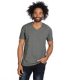 CVC V-Neck T-Shirt DARK HEATHER GRAY