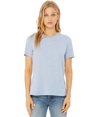 Womens Relaxed CVC HEATHER PRISM BLUE (90C/10P)