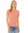 Womens Relaxed CVC HEATHER SUNSET