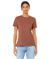 Womens Relaxed Jersey Tee TERRACOTTA