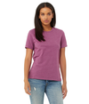 Womens Relaxed CVC HEATHER MAGENTA