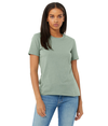 Womens Relaxed CVC HEATHER SAGE