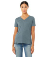 Womens Relaxed CVC V Neck