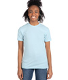 Sueded T-Shirt LIGHT BLUE