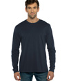 Sueded Long Sleeve T-Shirt MIDNIGHT NAVY