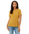 Womens Relaxed Triblend MUSTARD TRIBLEND