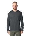 Softstyle Adult Long Sleeve HEATHER DARK GREY (65C/35P)