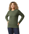 Softstyle Adult Long Sleeve MILITARY GREEN