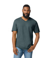 Softstyle Adult V-Neck T-Shirt DARK HEATHER (65P/35C)
