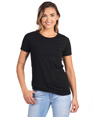 Womens CVC T-Shirt BLACK