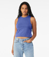 Racerback Cropped Tank HEATHER TRUE ROYAL
