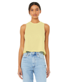 Racerback Cropped Tank HEATHER FRENCH VANILLA