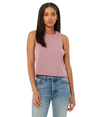Racerback Cropped Tank HEATHER ORCHID