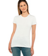 Womens Tri-Blend T-Shirt HEATHER WHITE
