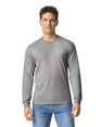 Softstyle CVC Long Sleeve Tee CEMENT