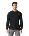 Softstyle CVC Long Sleeve Tee PITCH BLACK