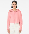 Womens Cropped Hoodie PINK
