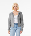 Womens Full Zip Hoodie ATHLETIC HEATHER (90C/10P)