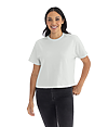 Womens Heavyweight Boxy Tee BONE