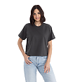 Womens Heavyweight Boxy Tee GRAPHITE BLACK