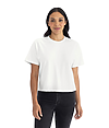 Womens Heavyweight Boxy Tee WHITE