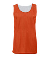 Mesh Reversible Youth Tank BURNT ORANGE/WHITE