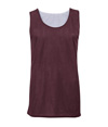 Mesh Reversible Youth Tank MAROON/WHITE
