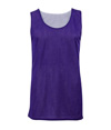 Mesh Reversible Youth Tank PURPLE/WHITE