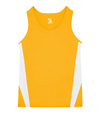 Stride Youth Singlet GOLD/WHITE