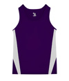 Stride Youth Singlet PURPLE/WHITE