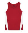 Stride Youth Singlet RED/WHITE
