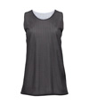 Mesh Reversible Womens Tank GRAPHITE/WHITE