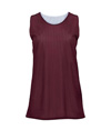Mesh Reversible Womens Tank MAROON/WHITE