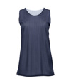 Mesh Reversible Womens Tank NAVY/WHITE