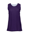 Mesh Reversible Womens Tank PURPLE/WHITE