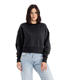 Womens Heavyweight Sweatshirt BLACK