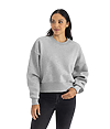 Womens Heavyweight Sweatshirt HEATHER GRAY (72C/25P)