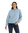Womens Heavyweight Sweatshirt STONEWASH DENIM