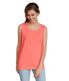 Heavyweight Adult Tank NEON RED ORANGE