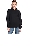 Quarter Zip Fleece BLACK