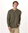 Mens Henley Long Sleeve