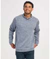 Mens Alpine Quarter Zip NAVY HEATHER