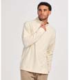 French Terry Button Pullover NATURAL