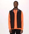 Mens Stretch Woven Vest BLACK