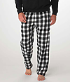 Mens Harley Flannel Pant BLACK/WHITE BUFFALO PLAID