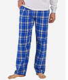 Mens Harley Flannel Pant ELECTRIC ROYAL JORDAN PLAID
