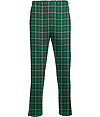 Mens Harley Flannel Pant GREEN VARSITY PLAID
