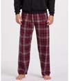Mens Harley Flannel Pant MAROON PLAID