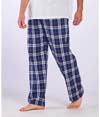 Mens Harley Flannel Pant NAVY/SILVER PLAID