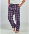 Mens Harley Flannel Pant PURPLE/WHITE PLAID
